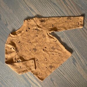 Old Navy Penguin Printed Long-Sleeve Thermal- Knit T-Shirt | 2T